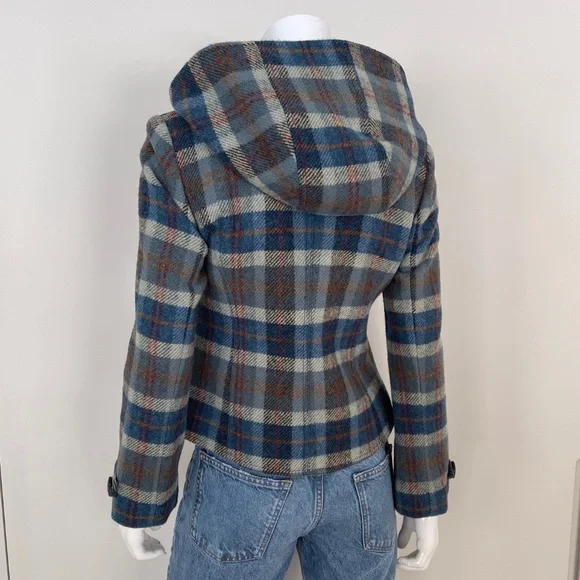 SMYTHE Plaid Cropped Jacket - Picture 5 of 7